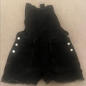 Anti Social Social Club Black Denim Overalls